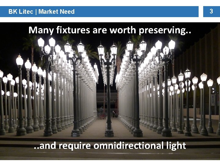 BK Litec | Market Need Many fixtures are worth preserving. . and require omnidirectional BK Litec | Market Need Many fixtures are worth preserving. . and require omnidirectional