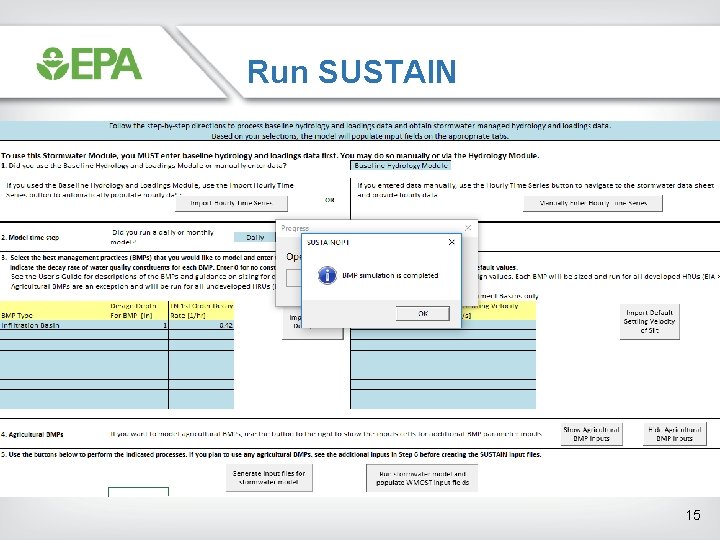 Run SUSTAIN 15 