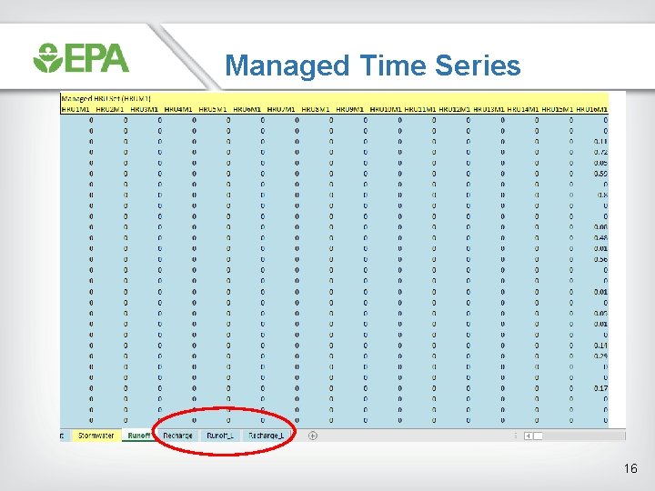 Managed Time Series 16 