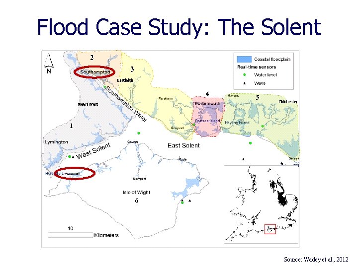 Flood Case Study: The Solent Source: Wadey et al. , 2012 