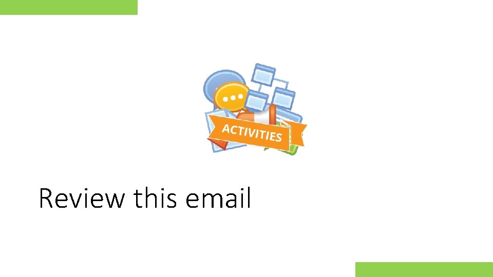 Review this email 