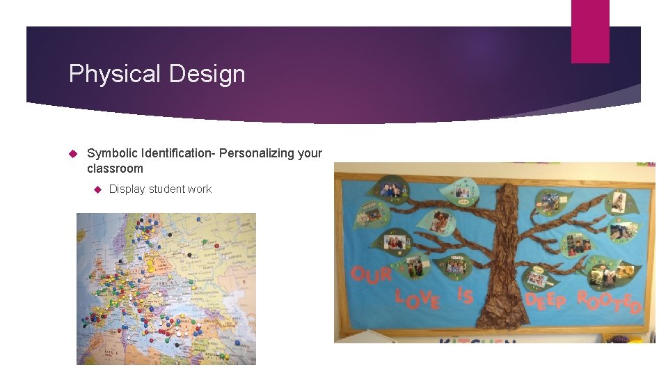 Physical Design Symbolic Identification- Personalizing your classroom Display student work 