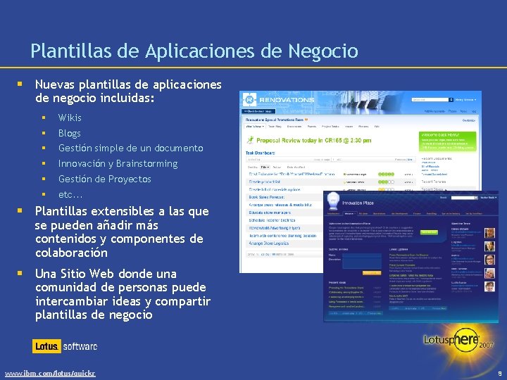 Plantillas de Aplicaciones de Negocio § Nuevas plantillas de aplicaciones de negocio incluidas: §