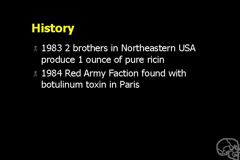 History N N 1983 2 brothers in Northeastern USA produce 1 ounce of pure