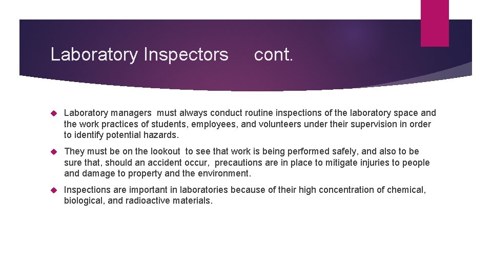 LABORATORY INSPECTION DOMINIC MAGUT NAIROBI TECHNICAL TRAINING INSTITUTE