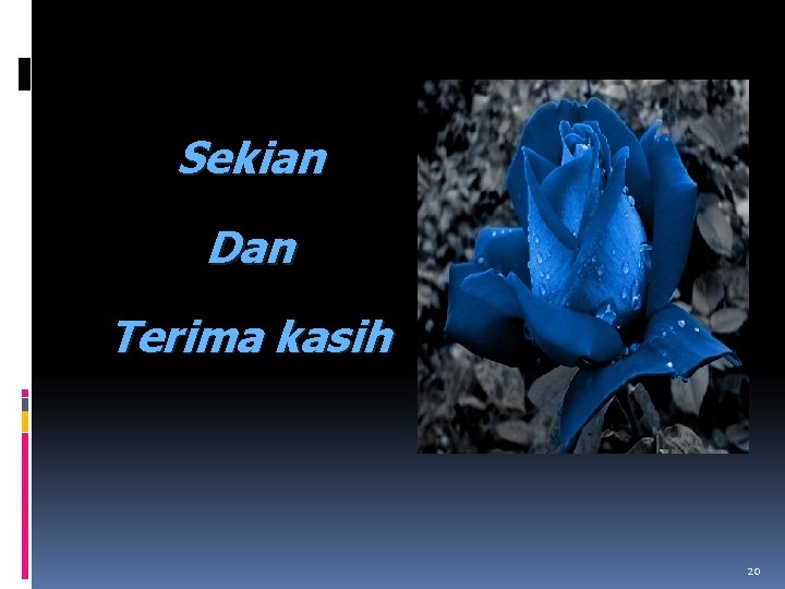 Sekian Dan Terima kasih 20 