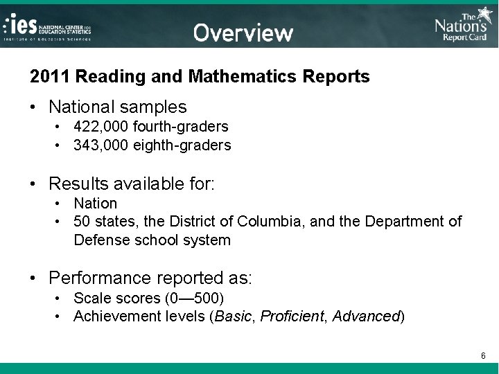 Reading The Nations Report Card Webinar The National