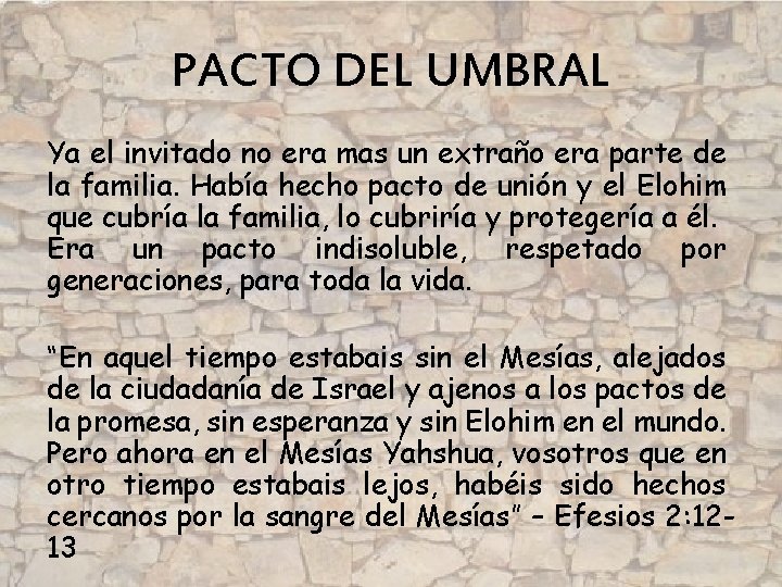 PACTO DEL UMBRAL Ya el invitado no era mas un extraño era parte de