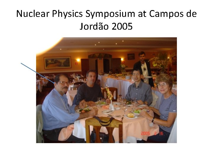 Nuclear Physics Symposium at Campos de Jordão 2005 