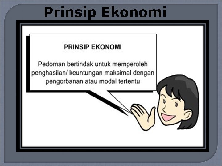 Prinsip Ekonomi 