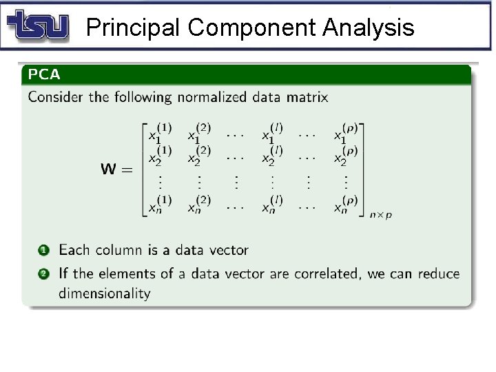 Principal Component Analysis 