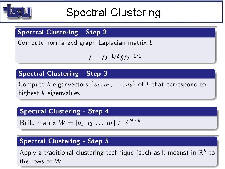 Spectral Clustering 