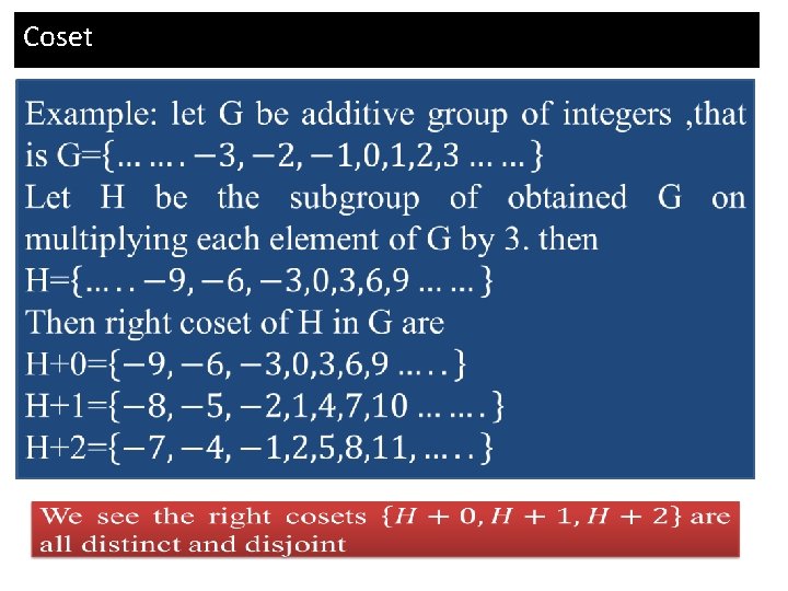 Coset 