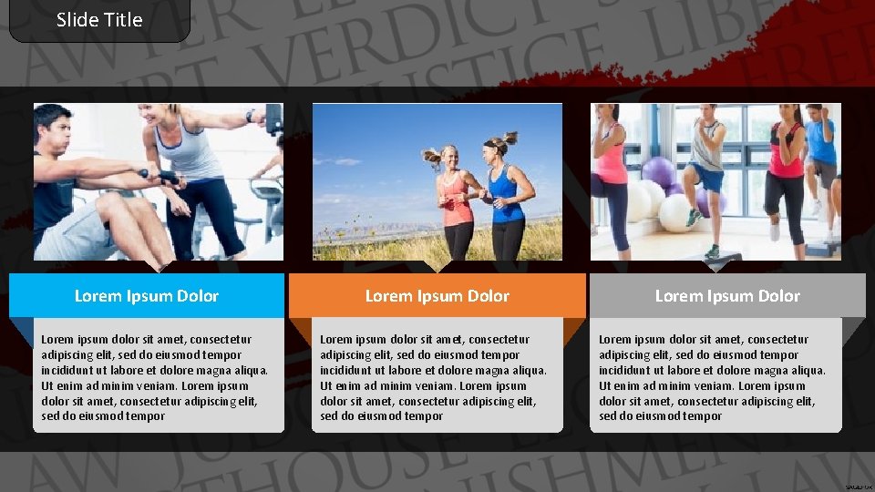 Slide Title Lorem Ipsum Dolor Lorem ipsum dolor sit amet, consectetur adipiscing elit, sed