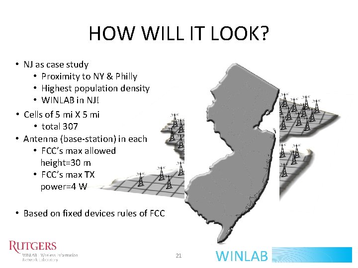 HOW WILL IT LOOK? • NJ as case study • Proximity to NY &