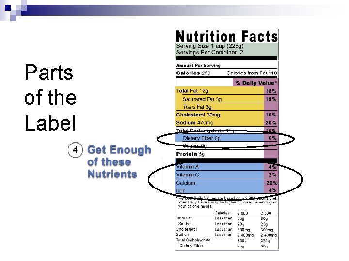 Parts of the Label 