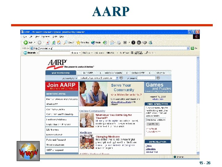 AARP 15 - 26 