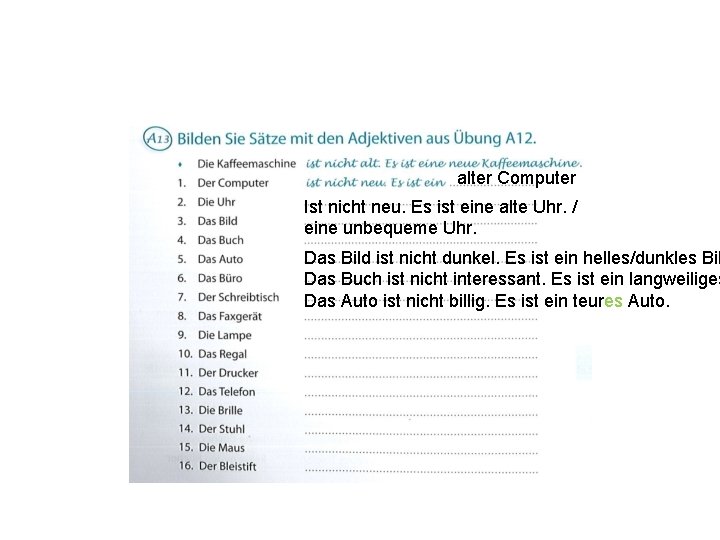 alter Computer Ist nicht neu. Es ist eine alte Uhr. / eine unbequeme Uhr.