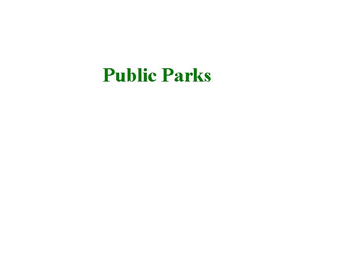 Public Parks 