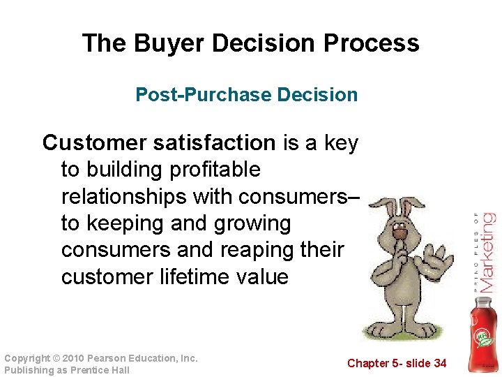 The Buyer Decision Process Post-Purchase Decision Customer satisfaction is a key to building profitable