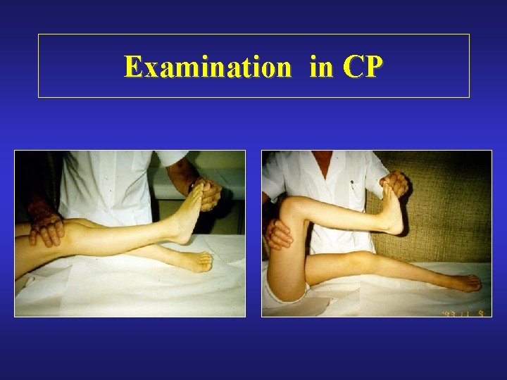 Examination in CP 