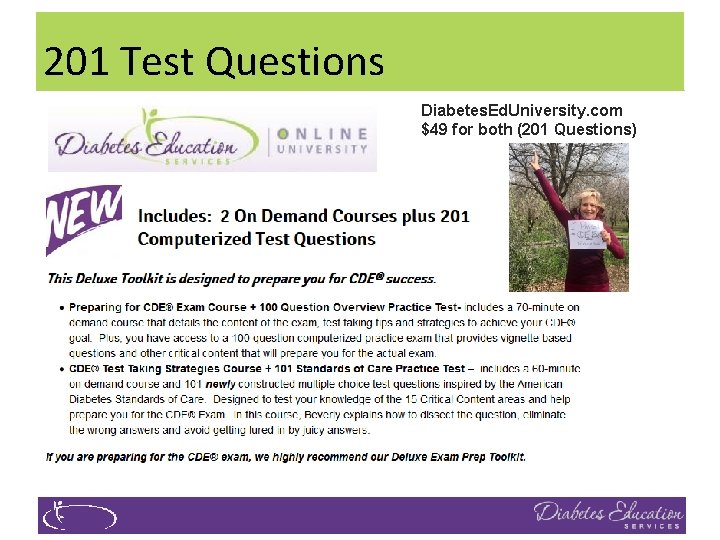 201 Test Questions Diabetes. Ed. University. com $49 for both (201 Questions) 