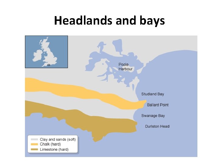 Headlands and bays 