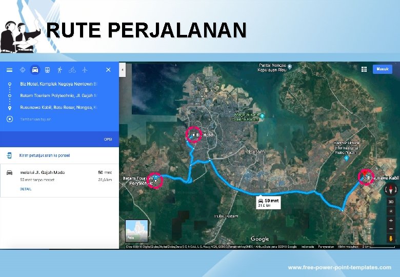 RUTE PERJALANAN 