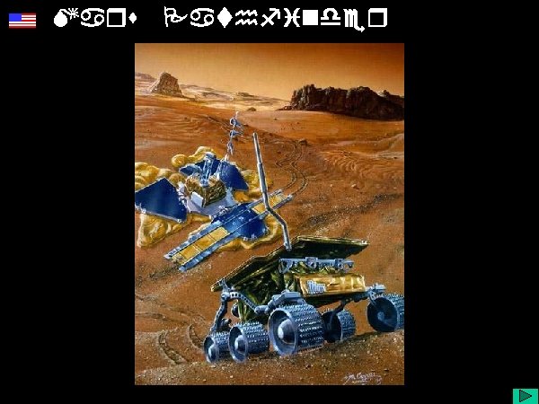 Mars Pathfinder Diapositivo Visual 