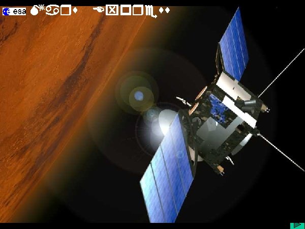 Mars Express Diapositivo Visual 