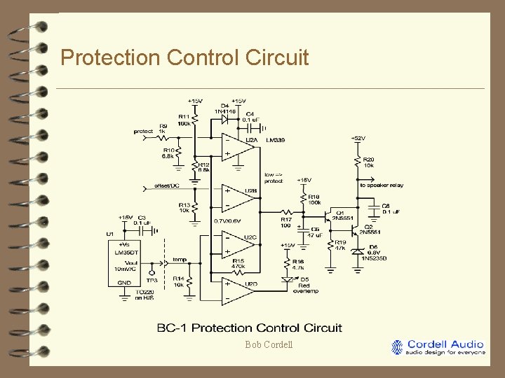 Protection Control Circuit Bob Cordell 