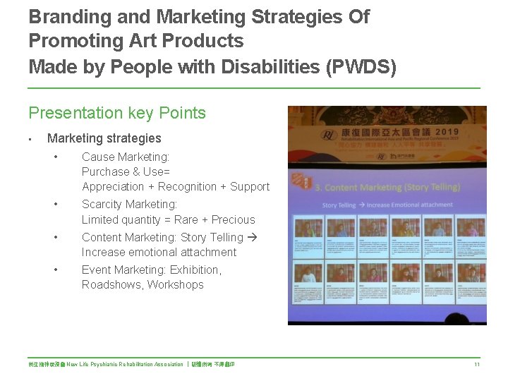 Branding and Marketing Strategies Of Promoting Art Products Made by People with Disabilities (PWDS)