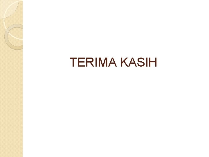 TERIMA KASIH 