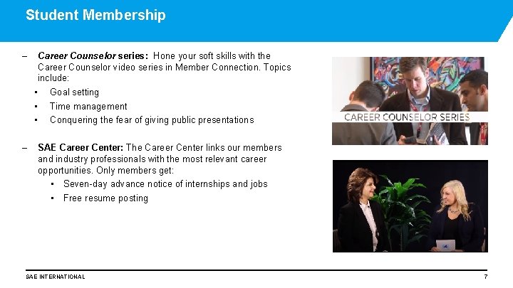Student Membership – Career Counselor series: Hone your soft skills with the Career Counselor