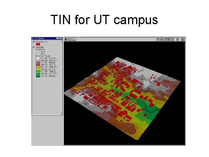 TIN for UT campus TIN for UT campus