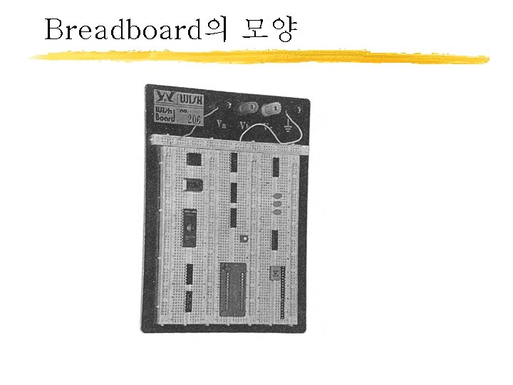 Breadboard의 모양 