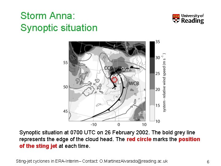 Storm Anna: Synoptic situation at 0700 UTC on 26 February 2002. The bold grey
