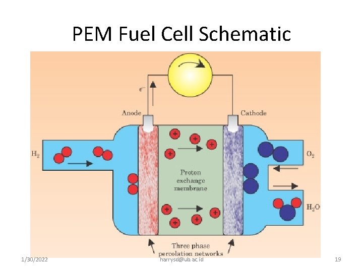 PEM Fuel Cell Schematic 1/30/2022 harrysd@ub. ac. id 19 