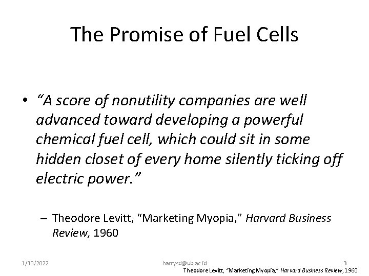 The Promise of Fuel Cells • “A score of nonutility companies are well advanced