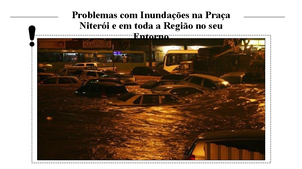 Problemas com Inundações na Praça Niterói e em toda a Região no seu Entorno