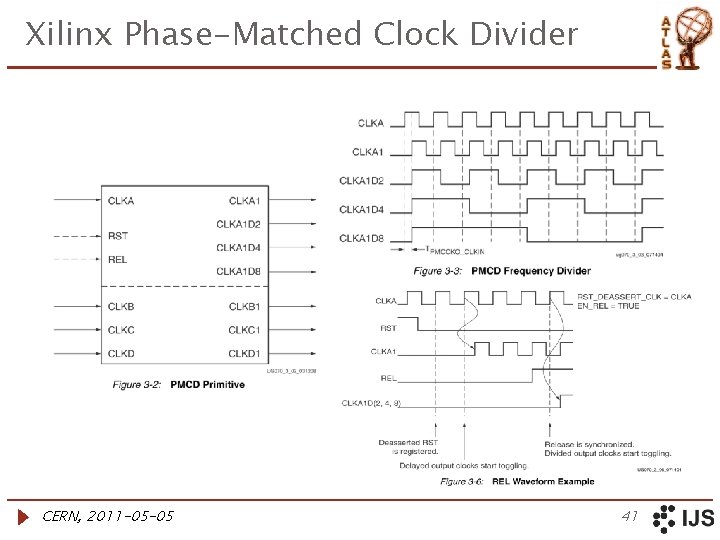 Xilinx Phase-Matched Clock Divider CERN, 2011 -05 -05 41 