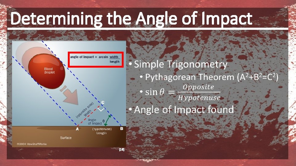 Determining the Angle of Impact • [16] 