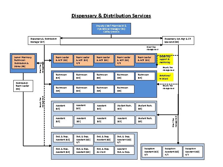 Dispensary & Distribution Services Deputy Chief Pharmacist & Operations Manager (8 c) Cathy Geeson