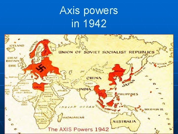 Axis powers in 1942 