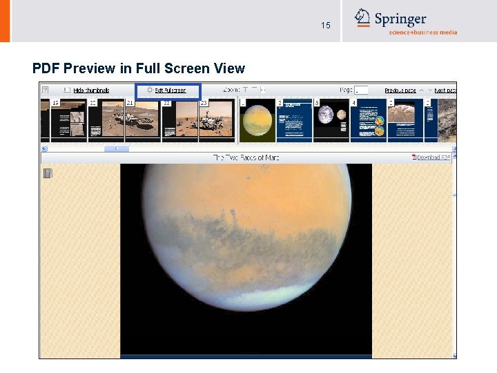 15 PDF Preview in Full Screen View 