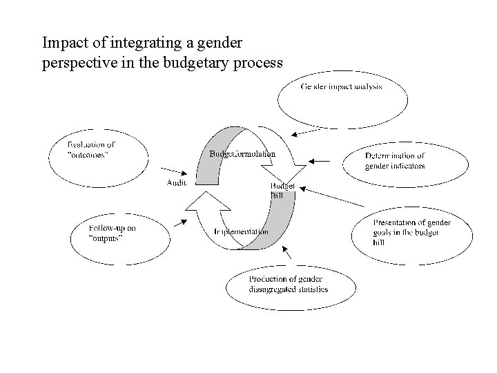 Impact of integrating a gender perspective in the budgetary process 