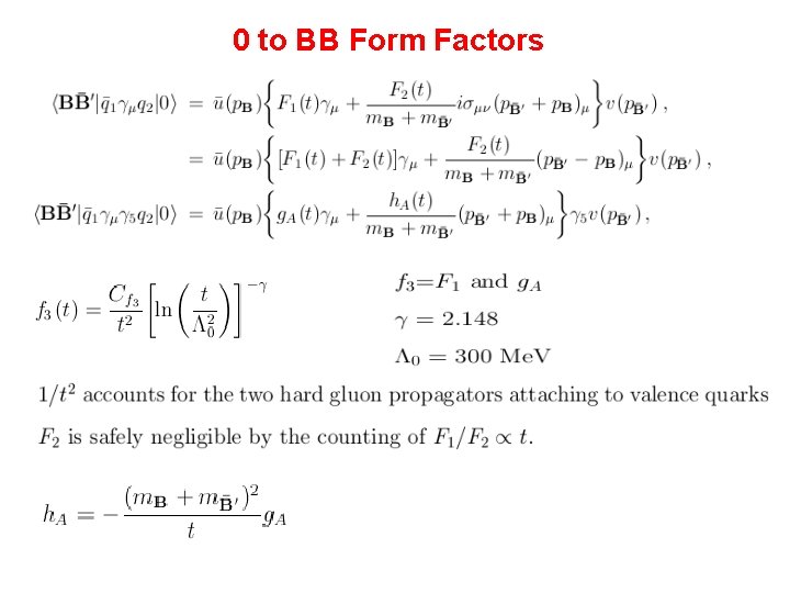 0 to BB Form Factors 