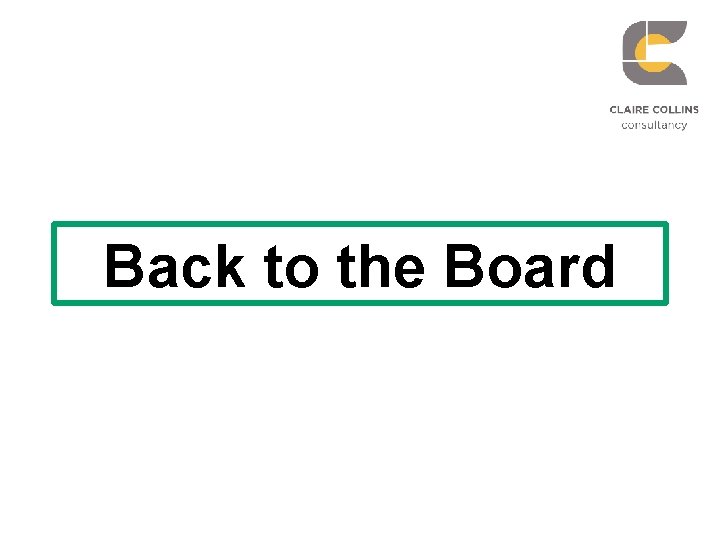 Back to the Board 