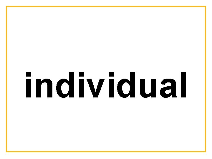 individual 