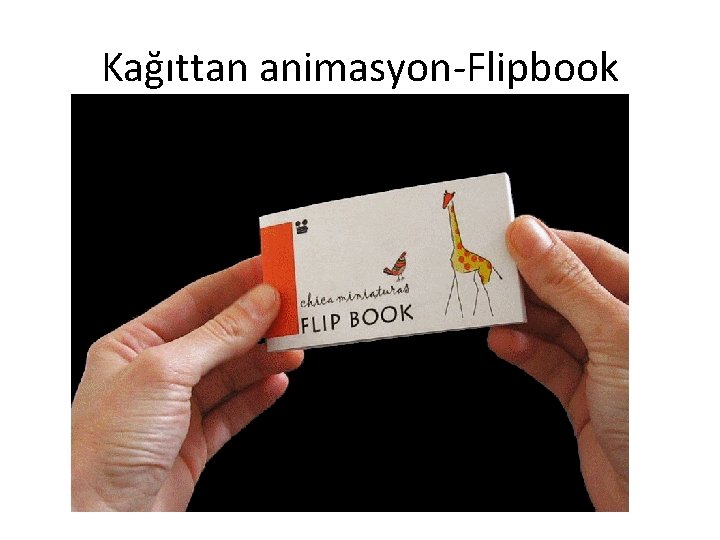 Kağıttan animasyon-Flipbook 